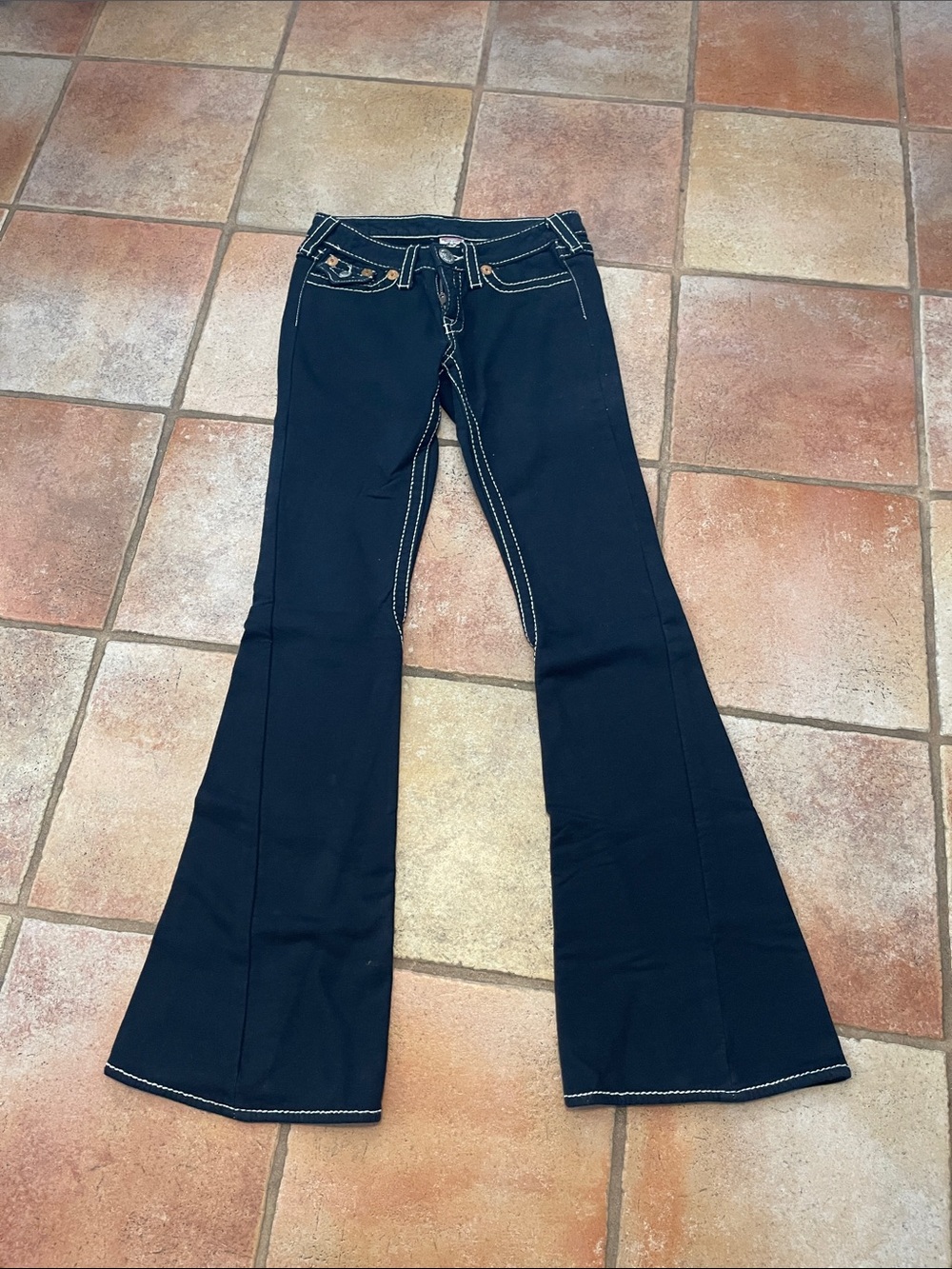 Y2K True Religion Joey Super Flare cotton jeans size 29